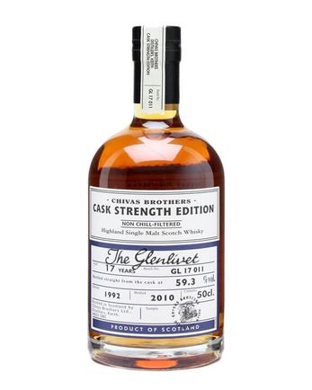 Glenlivet 1992 17 Year Old Cask Strength