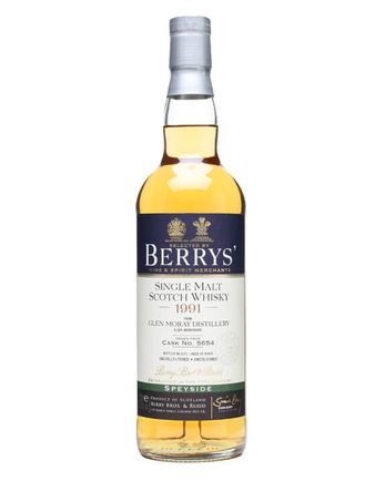 Glen Moray 1991 20 Year Old Cask #5654 Berry Bros and Rudd
