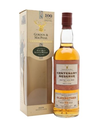 Glenrothes 1978 Centenary Reserve Gordon & Macphail