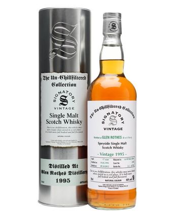 Glenrothes 1995 17 Year Old Sherry Butt #6182 Signatory Un-Chillfiltered Collection