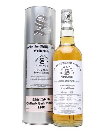 Highland Park 1991 16 Year Old Un chillfiltered Signatory Un-Chillfiltered Collection