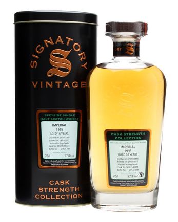 Imperial 1995 16 Year Old Cask #50322 + 50323 Signatory Cask Strength Collection
