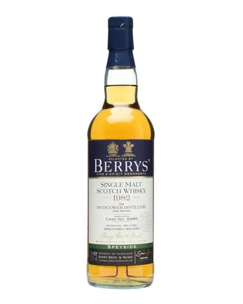 Inchgower 1982 30 Year Old Cask 6985 Berry Bros & Rudd