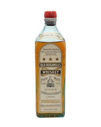 Old Bushmills Bottled 1900's