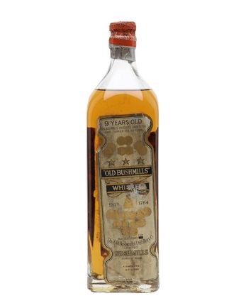 Old Bushmills 9 Year Old Bottled 1960s
