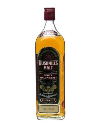 Bushmills 10 Year Old Irish Whiskey Bottled 1990s