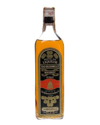 Old Bushmills Black Label Bottled 1960s