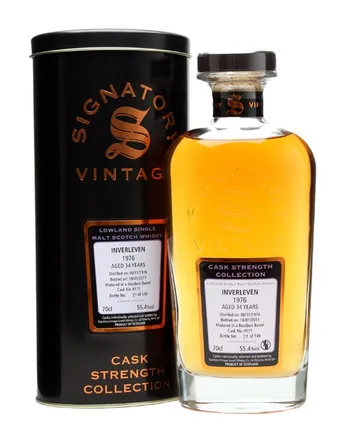 Inverleven 1976 34 Year Old Cask #4111 Signatory
