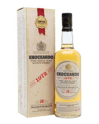 Knockando 1972 Bottled 1985