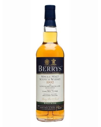 Longmorn 1992 19 Year Old Cask #71768 Berry Bros Rudd