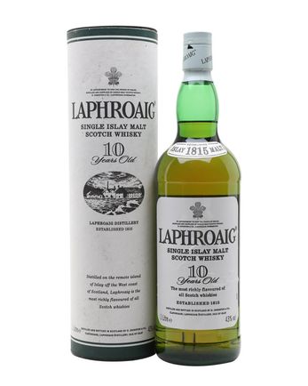 Laphroaig 10 Year Old Bottled 1980s 1 litre