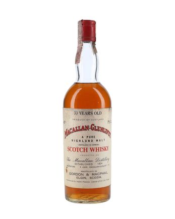Macallan Glenlivet 33 Year Old Bottled 1970s Gordon & Macphail