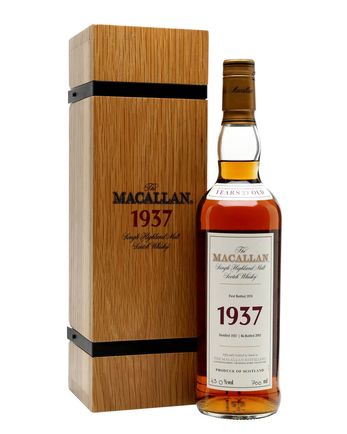 Macallan 1937 37 Year Old Fine Rare