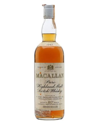 Macallan 1947 Bottled 1960's