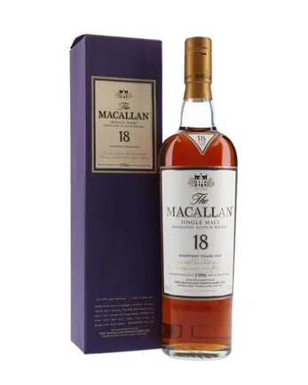 Macallan 1986 18 Year Old Sherry Oak