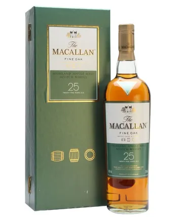 Macallan 25 Year Old Fine Oak