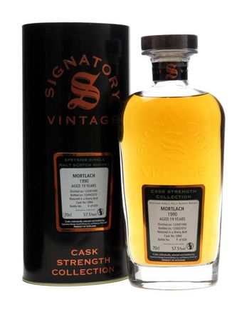 Mortlach 1990 19 Year Old Sherry Butt #5964 Signatory Cask Strength Collection