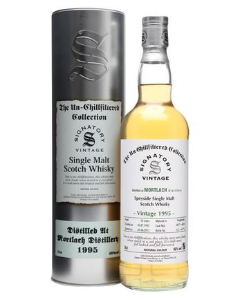 Mortlach 1995 16 Year Old Casks #4077+8 Signatory Un-Chillfiltered Collection