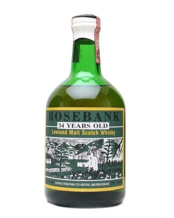 Rosebank 34 Year Old Bottled 1980's Independent Bottling