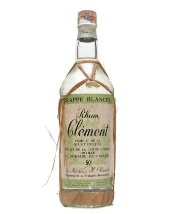 Clement Grappe Blanche Rum Bot 1960's