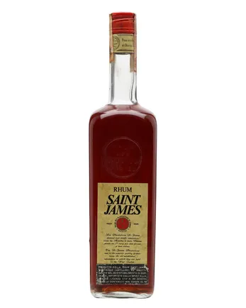 St James Rum Bottled 1970s Gold