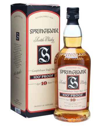 Springbank 10 Year Old 100 Proof Old Presentation