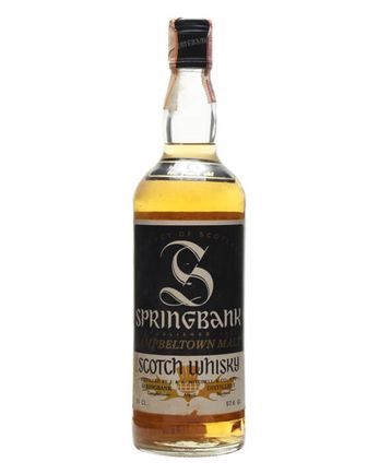 Springbank 10 Year Old Bottled 1980s 75cl