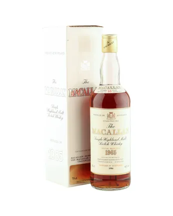 Macallan 1965 18 Year Old